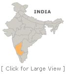Click for Large View Karnataka Map